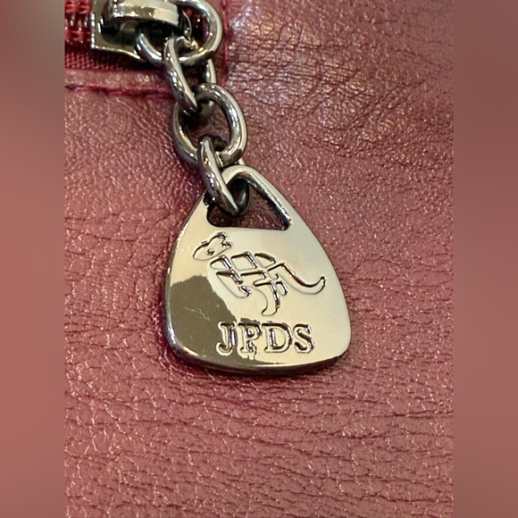 Jingpindaishu Burgundy Leather Crossbody Purse Multi-Compartment Slightly Used - Picture 4 of 11